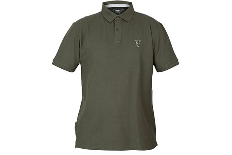 Fox Triko Collection Green & Silver Polo Shirt