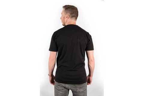 Fox Triko Black/Camo Chest Print T-Shirt