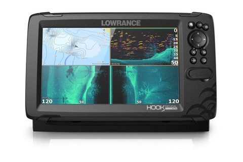 Lowrance Echolot Hook Reveal 9 se Sondou Tripleshot + baterie + nabíječka ZDARMA