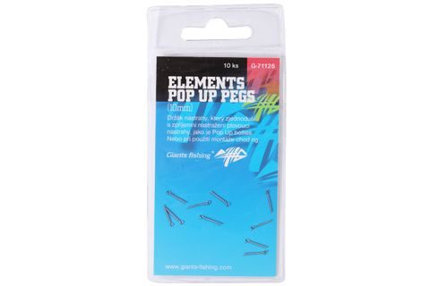 Giants Fishing Kolíček s očkem Elements Pop Up Pegs 10ks