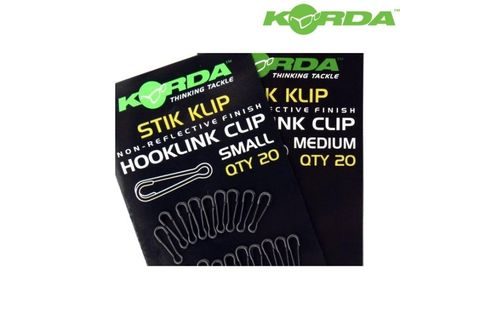 Korda Rychlovýměnná karabinka Stik Clip 20ks