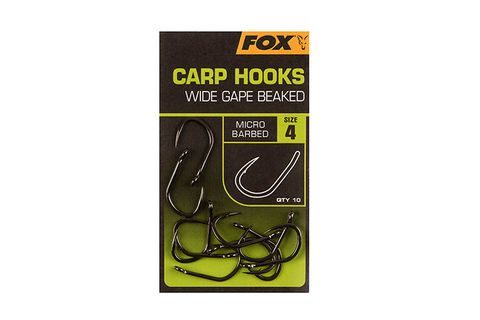 Fox Háčky Carp Hook Wide Gape 10ks