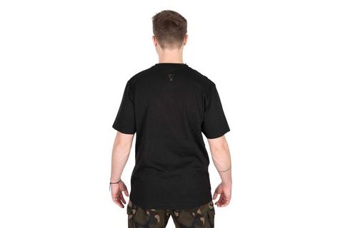 Fox Triko Black / Camo Logo T-Shirt