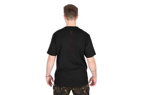 Fox Tričko Black / Camo Logo T-Shirt