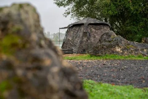 Nash Přídavná střecha Bank Life Blockhouse Camo Pro Skull Cap