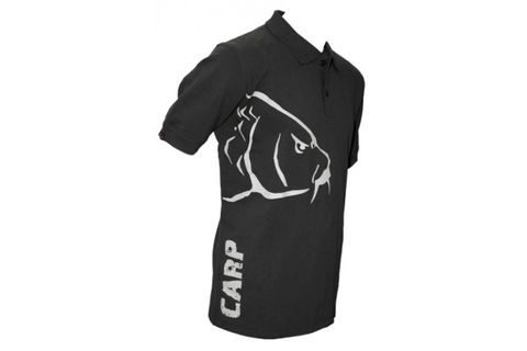 Zfish Tričko Carp Polo T-Shirt Black