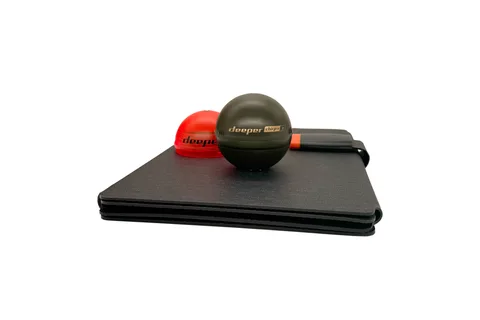 Deeper Nahazovací sonar Fishfinder CHIRP+ 3 Power Bundle se solární nabíječkou