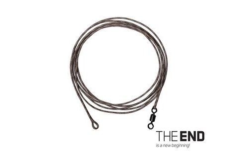 Delphin Návazec The End Leadcore + swivel 3ks 1m