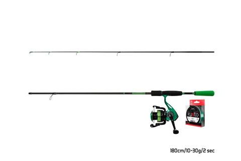 Delphin Přívlačový set GreenSpin 210cm 30g + 2T + 0,234mm