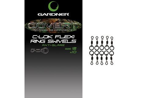 Gardner Obratlíky Gardner C-Lok Flexi-Ring Swivels vel.12 10ks