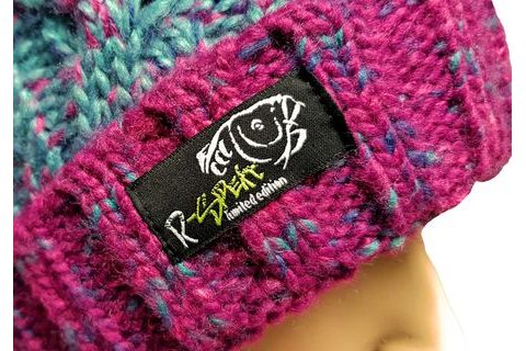 R-Spekt Kulich MAXI PomPom beanie modrovínový