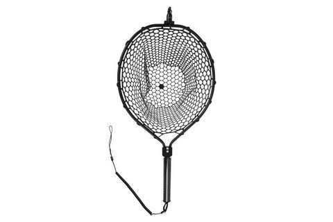 Fencl Muškařský podběrák King L Carbon se silikonovou sítí a magnetem