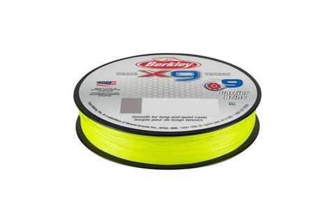 Berkley Šňůra X9 Flame Green 150m