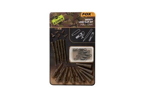 Fox Závěs na olovo Edges Camo Safety Lead Clip Kit vel.7 5ks