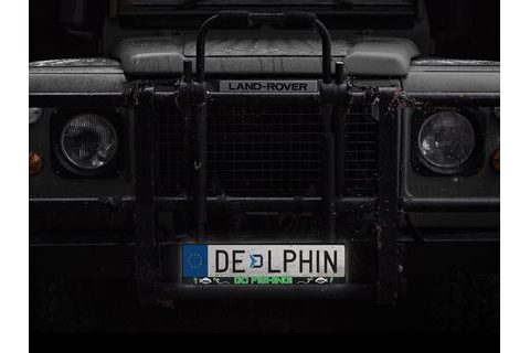 Delphin Držák SPZ 3D GoFishing! 2ks