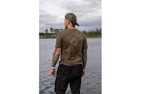 Korda Tričko One Liner Tee Olive