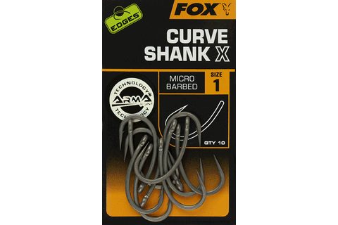 Fox Háčky Edges Curve Shank X Hooks 10ks