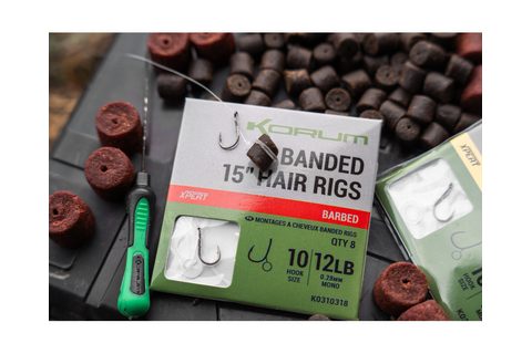 Korum Hotové návazce Banded Hair Rigs 15