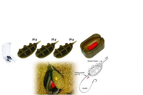 Extra Carp Method Feeder Set 20,25,30g + formička