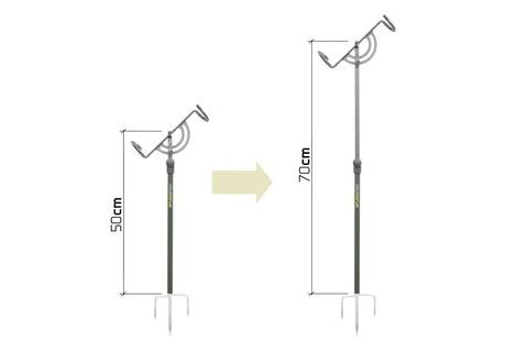 Delphin Teleskopický držák na prut FlexiStick