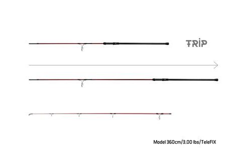 Delphin Prut Etna E3 Trip TeleFix 360cm 3lbs