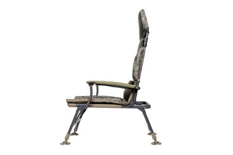 Trakker Křeslo komfortní s područkami Levelite Camo Longback Chair