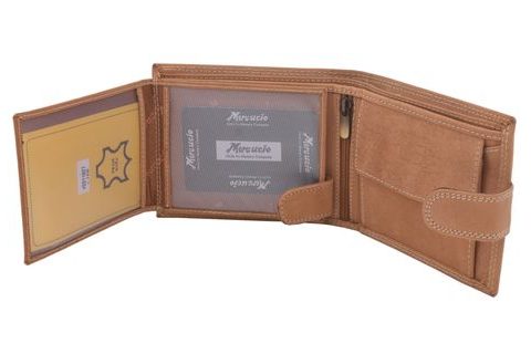 Mercucio Pánská peněženka Kapr hlava natural