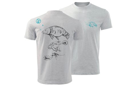 Giants fishing Tričko dětské šedé Kapřík