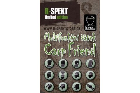 R-Spekt Multifunkční šátek Carp Friend khaki