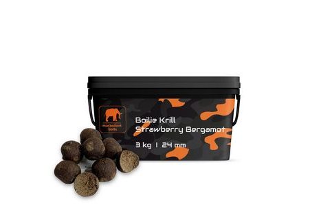 Mastodont Baits Boilie Krill Strawberry Bergamot