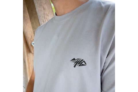 Giants fishing Tričko pánské šedé Kapr s kostrou