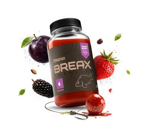 Delphin Booster BreaX/SweetBERRY Moruša-Jahoda-Slivka 250ml