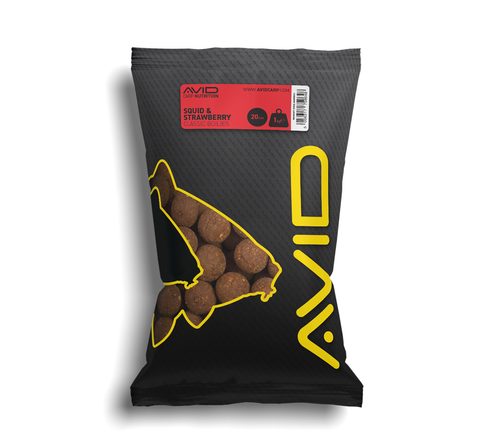 Avid Boilies Classic Squid & Strawberry 1kg