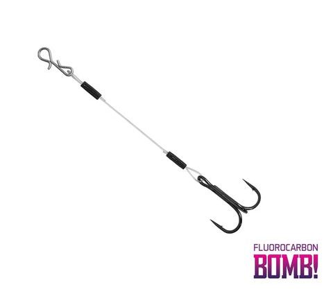 Delphin Přívlačový návazec Bomb! Twisto Rigs Fluorocarbon 3ks