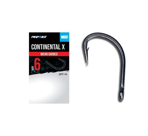 Nash Háčky Continental X Micro Barbed 10ks