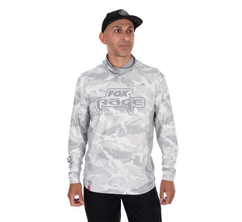 Fox Rage Tričko UV Hooded Light Cam Top