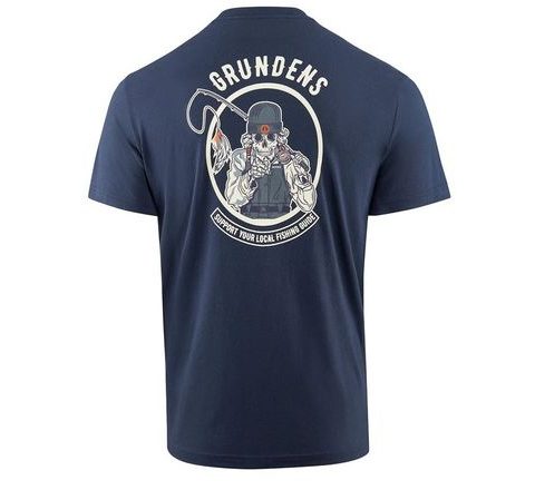 Grundéns Tričko Support Guides SS T-Shirt Tmavomodrá