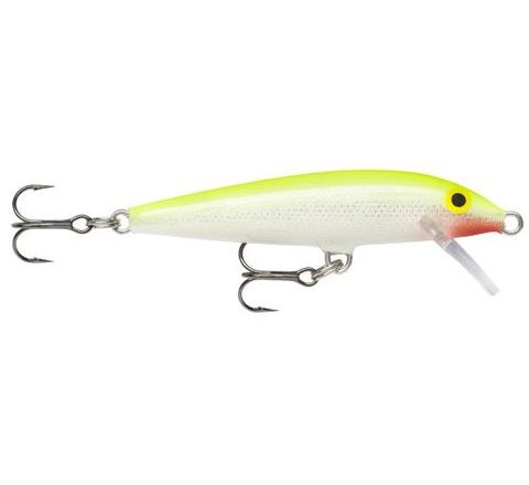 Rapala Wobler Original Floater Silver Fluorescent Chartreuse