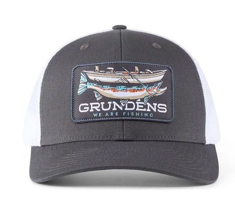 Grundéns Kšiltovka Drift Boat Trucker Charcoal/White O/S