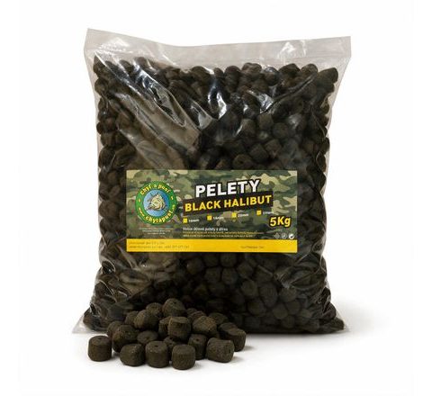 Chyť a pusť Pelety BLACK halibut 5kg