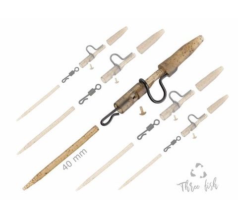 Zfish Závesy Heavy Duty Clip Complete Pin Set 40mm