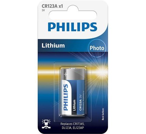 Philips Baterie CR123A 1ks