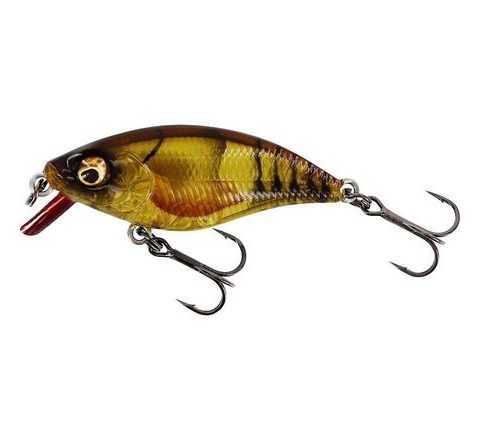 Westin Wobler BuzzBite SR Crankbait Low Floating Clear Brown Craw 