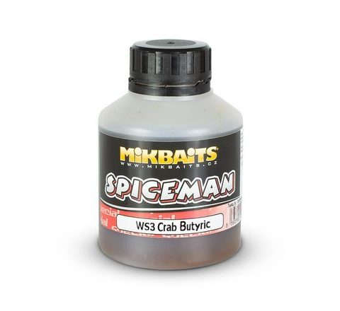Mikbaits Booster Spiceman WS3 Krab Butyric 250ml