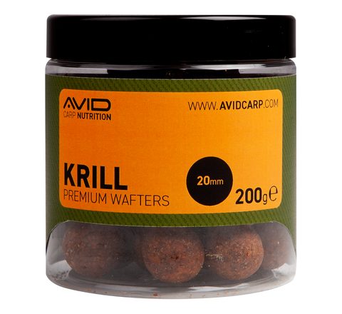 Avid Boilies Premium Wafters Krill 20mm 200g
