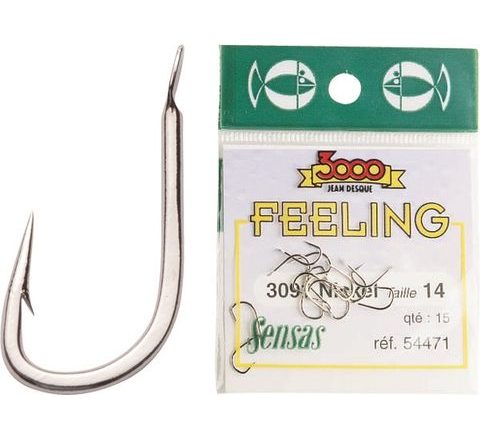 Sensas Háčiky Feeling 3091 Nikel 15ks