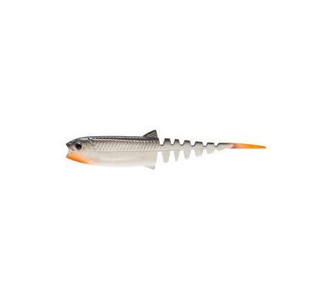 Savage Gear Gumová nástraha Cannibal Minnow V-Tail White Black