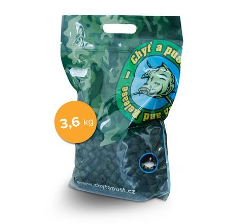 Chyť a pusť Pelety Halibut Classic bez díry 3,6kg