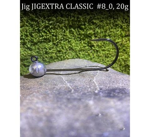 Jigovky Jigové hlavičky Jigextra Classic veľ.8/0 3ks
