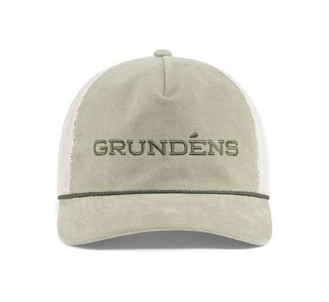 Grundéns Šiltovka Cord Wordmark Trucker Light Olive O/S